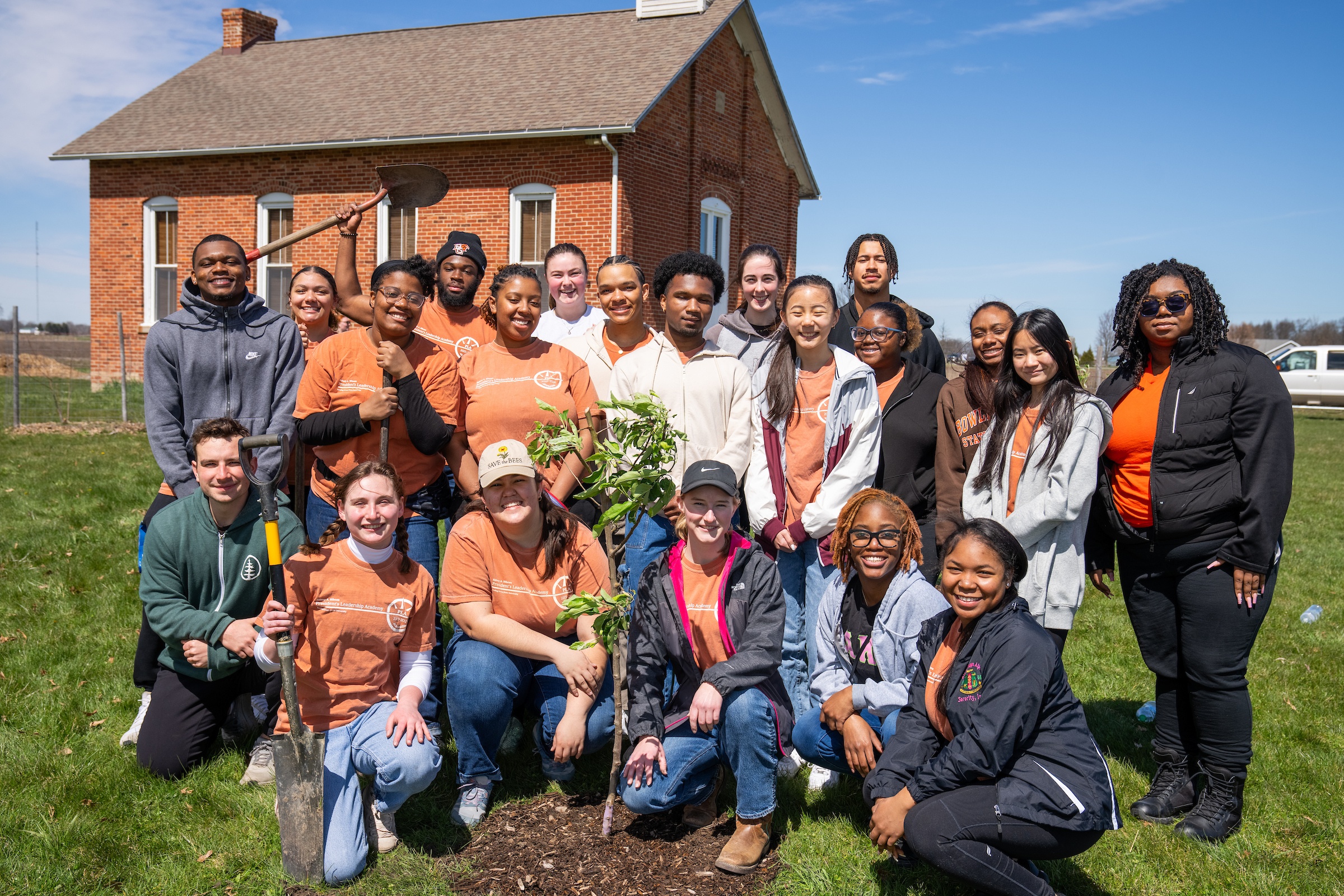 President's Leadership Academy Tree Planting at Carter Historic Farms: April 7, 2024