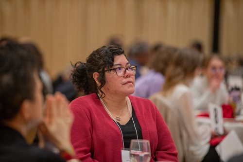 Lucia Meyers at the Keynote Luncheon