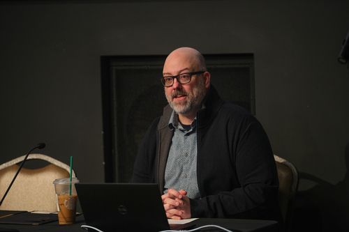 Dr. Christopher Frey at the "At the Margins of Law, Policy, Activism, and Politics" Panel 