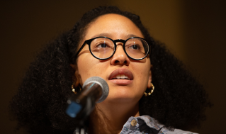 Keynote speaker, poet and performer, Ariana Brown