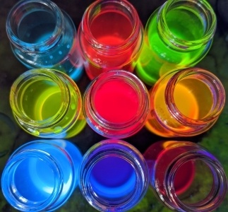 fluorescent vials