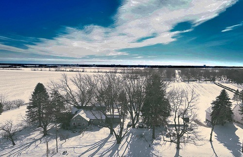 Winter Farmhouse