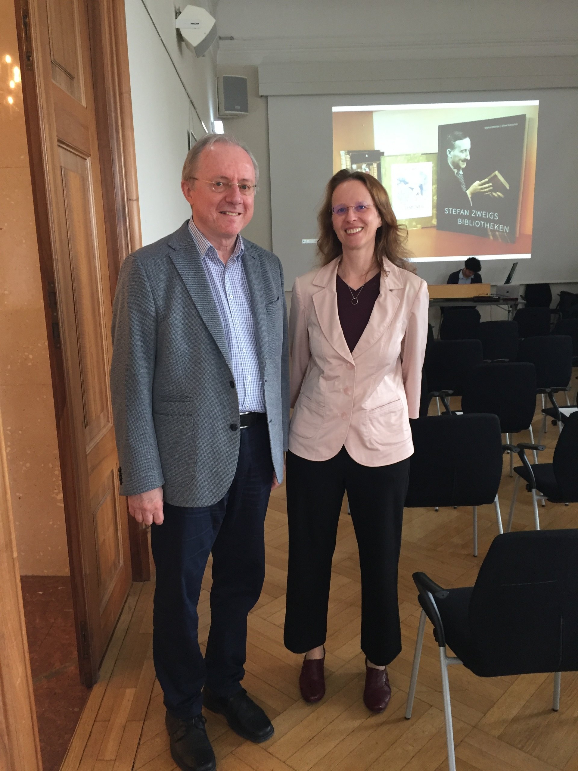 Dr. Mittermayer with his colleague, Dr. Irene Pidner-Fussl