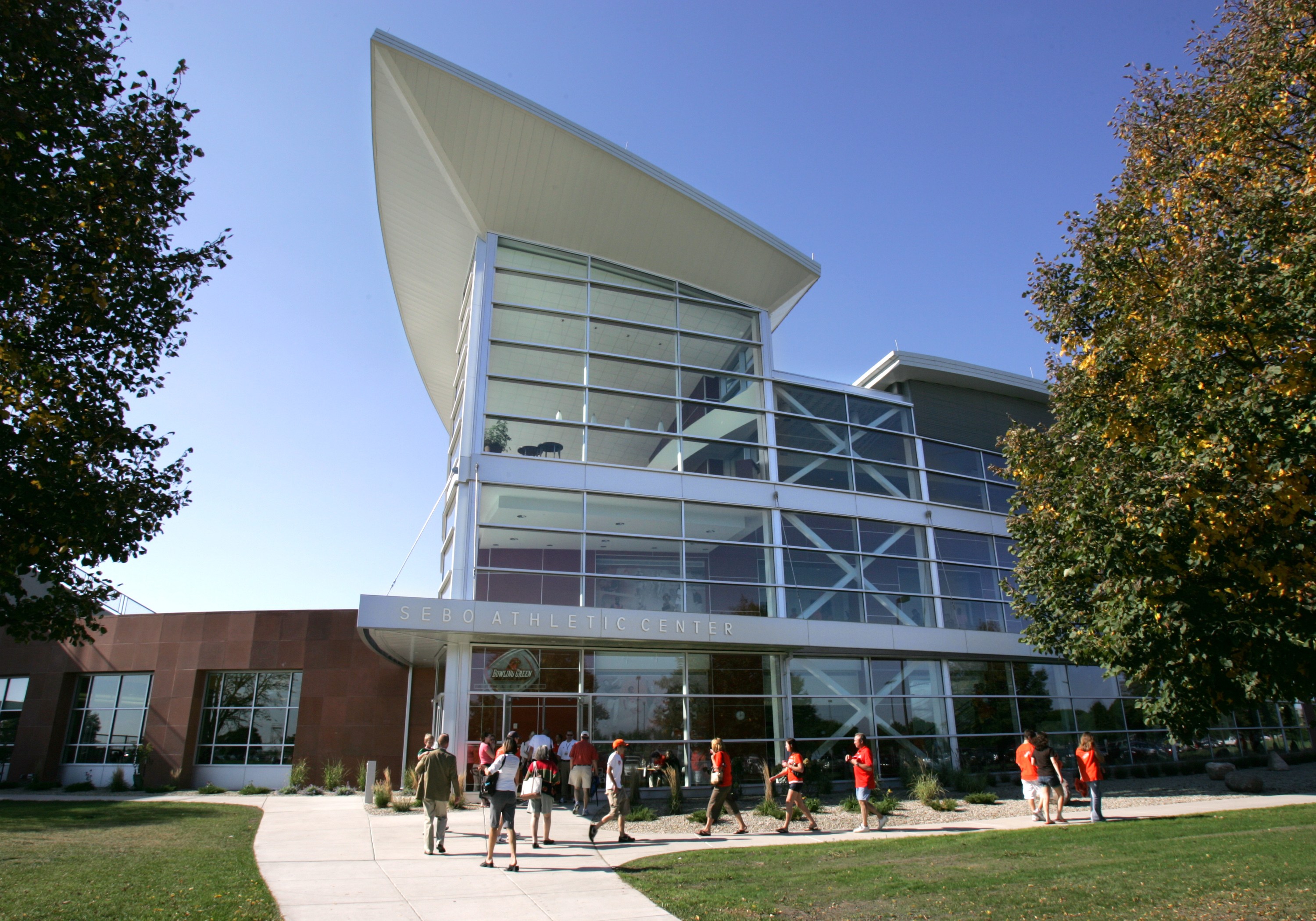 Front exterior of the Sebo Athletic Center