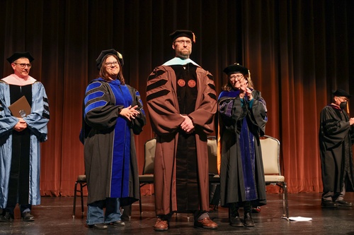 Inaugural Hooding Ceremony Honors BGSU Doctoral Student Achievements