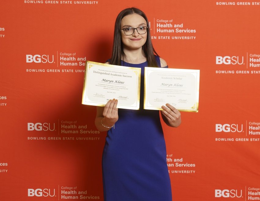 BGSU nursing student achieves childhood dream of working in healthcare