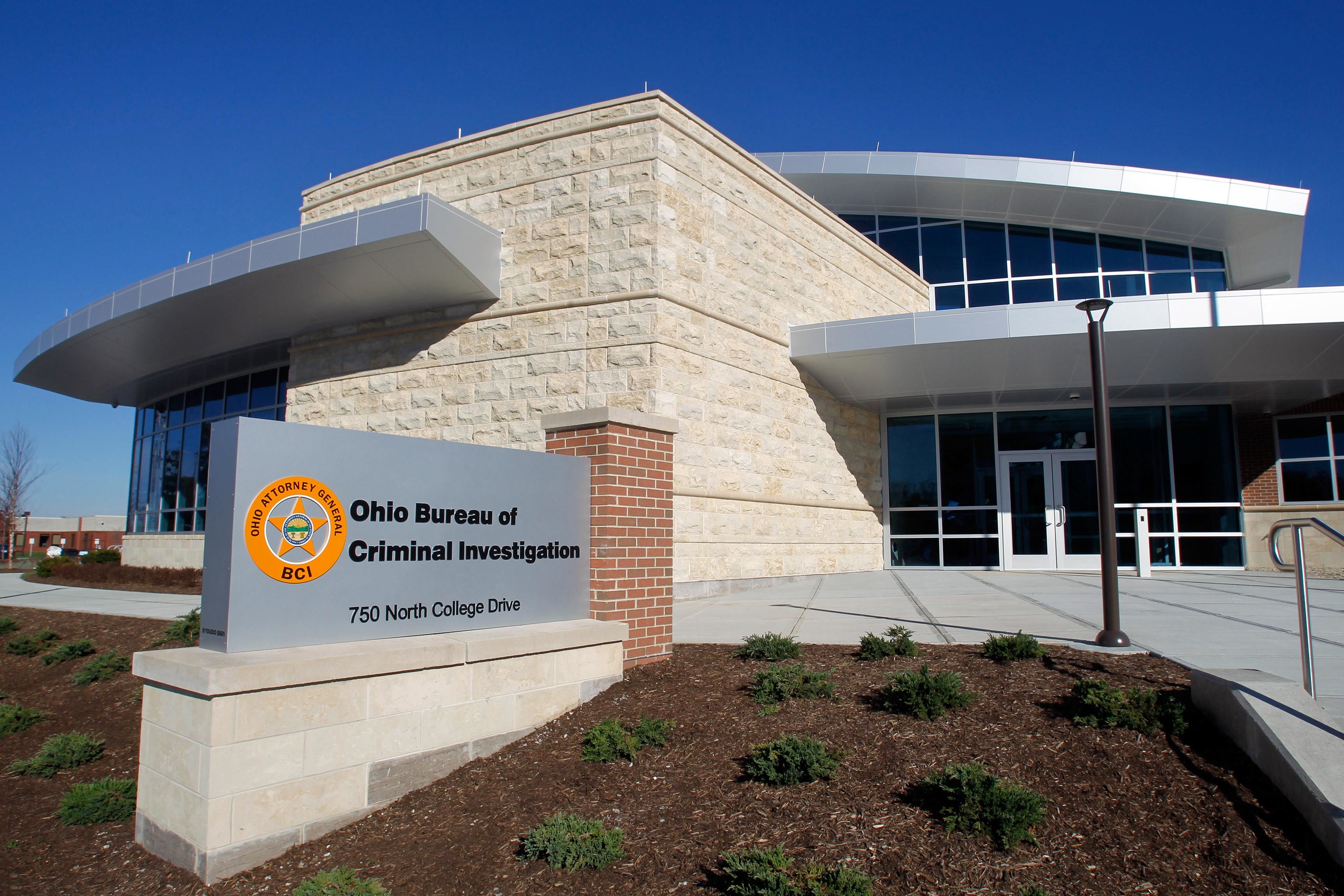 The exterior of the Ohio Bureau of Criminal Investigation building on the BGSU campus.