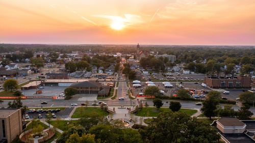 Overview of city