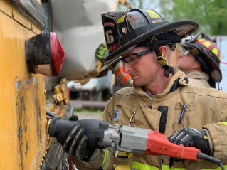 heavy rescue closeup