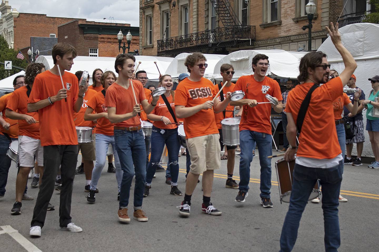 The Falcon Samba Bateria ensemble made a big splash in 2022 and is back this year to perform the exciting music of Brazil.