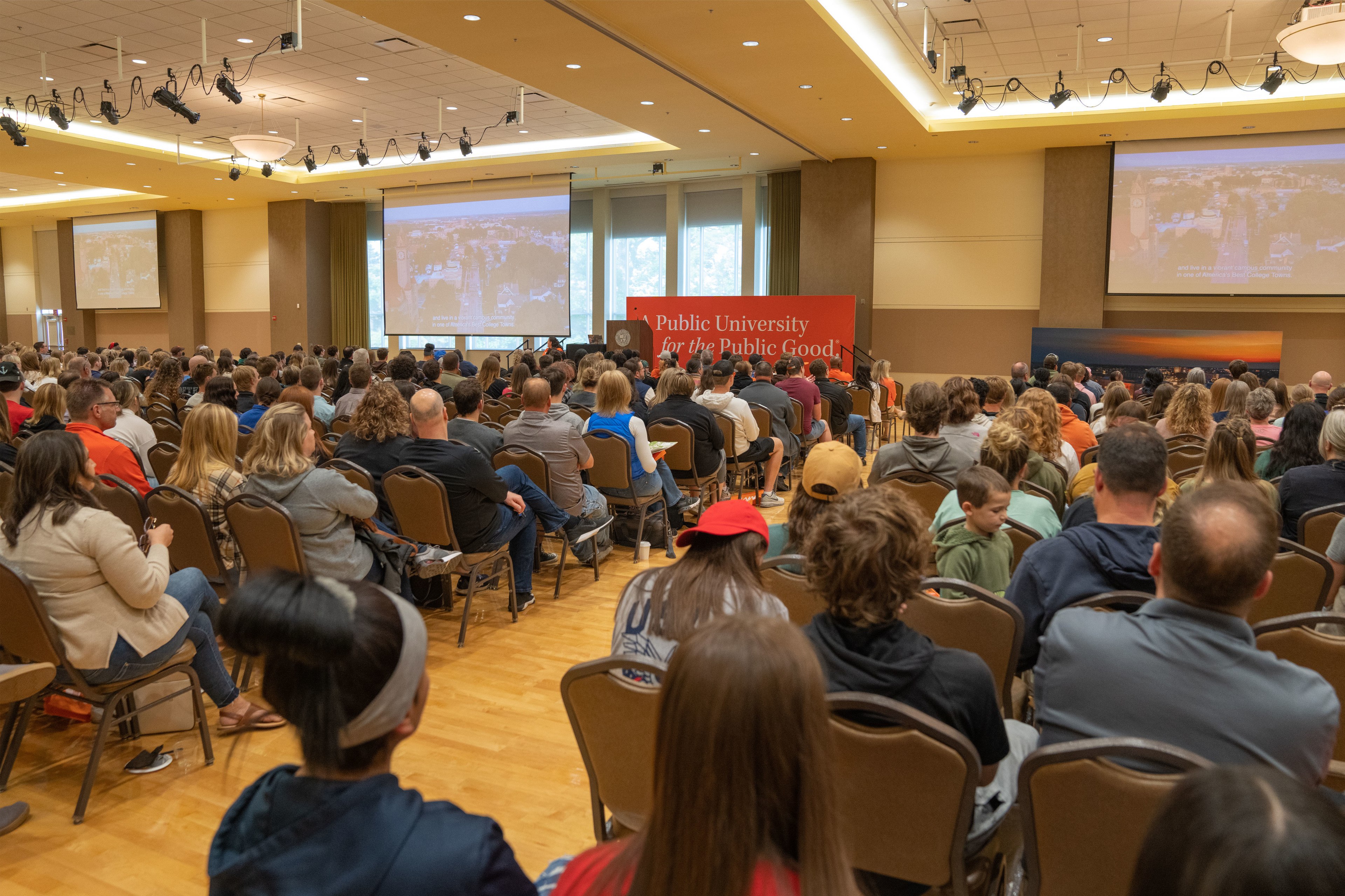 Orientation participants started their day in the Lenhart Grand Ballroom.